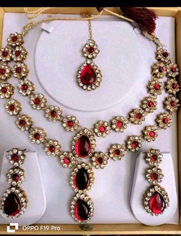Beautiful Polki Necklace Set