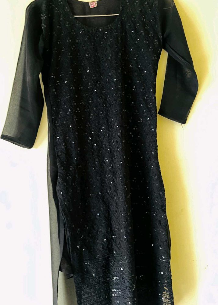 Elegant Black Kurta