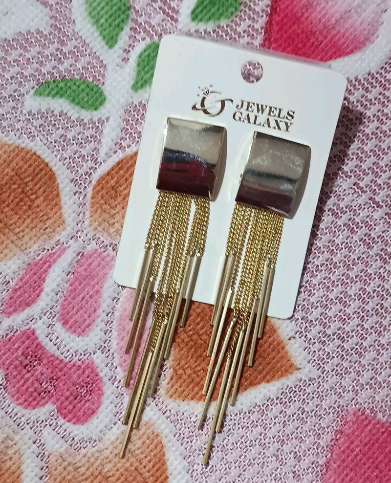 Jewels Galaxy Gold Plated Earrings