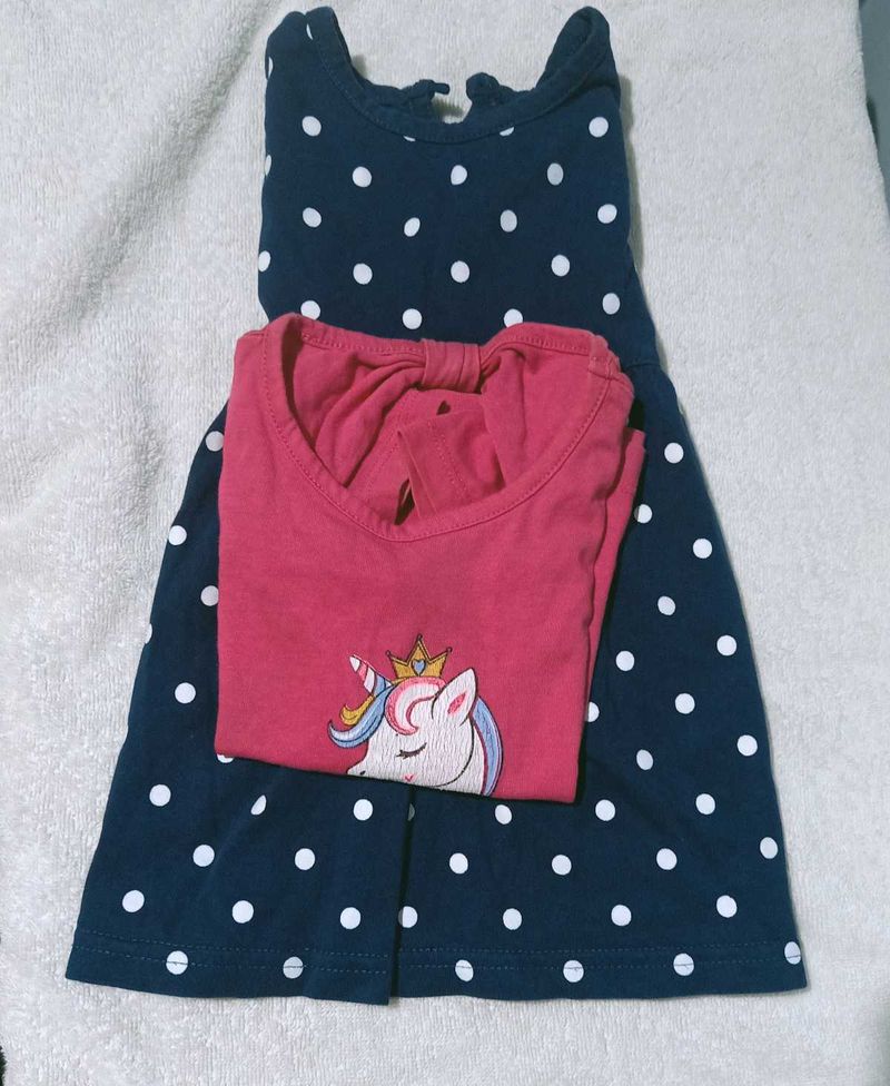 Girls Dress and Top Bundle