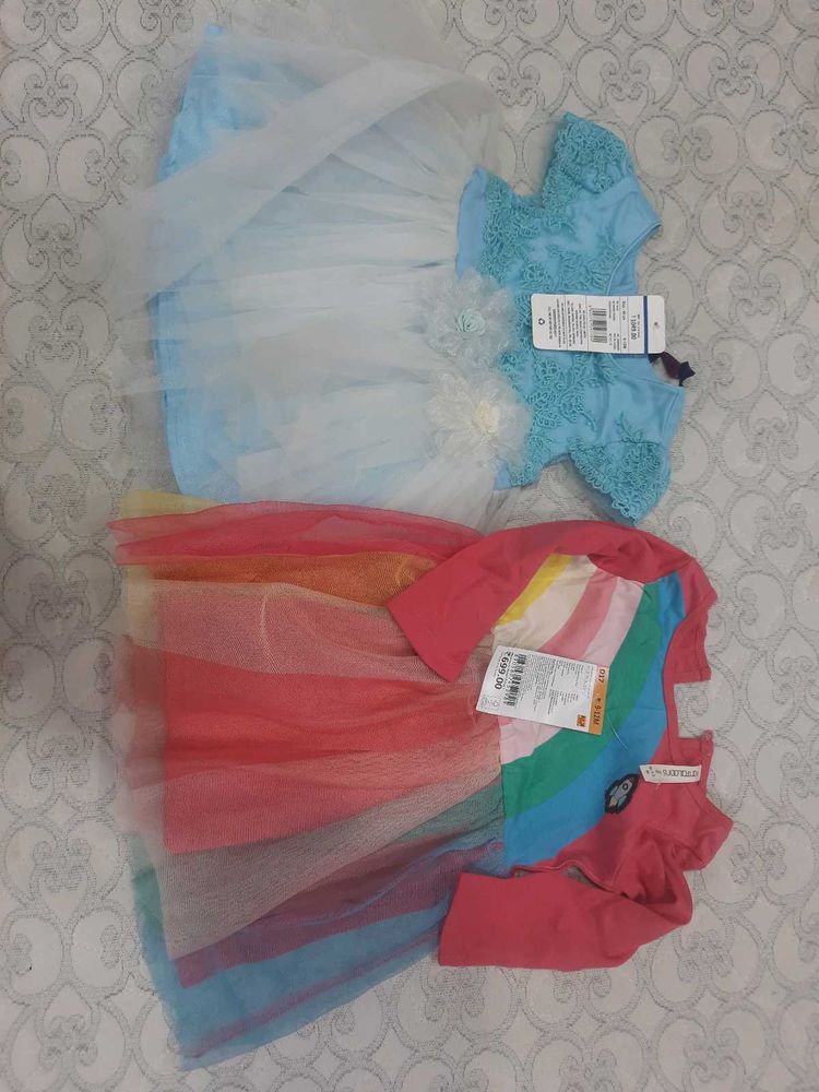 Combo Of 4 Baby Frocks