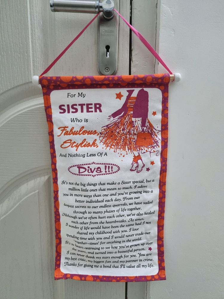 Archies Sister Poster Printed Scroll- Perfect Gift