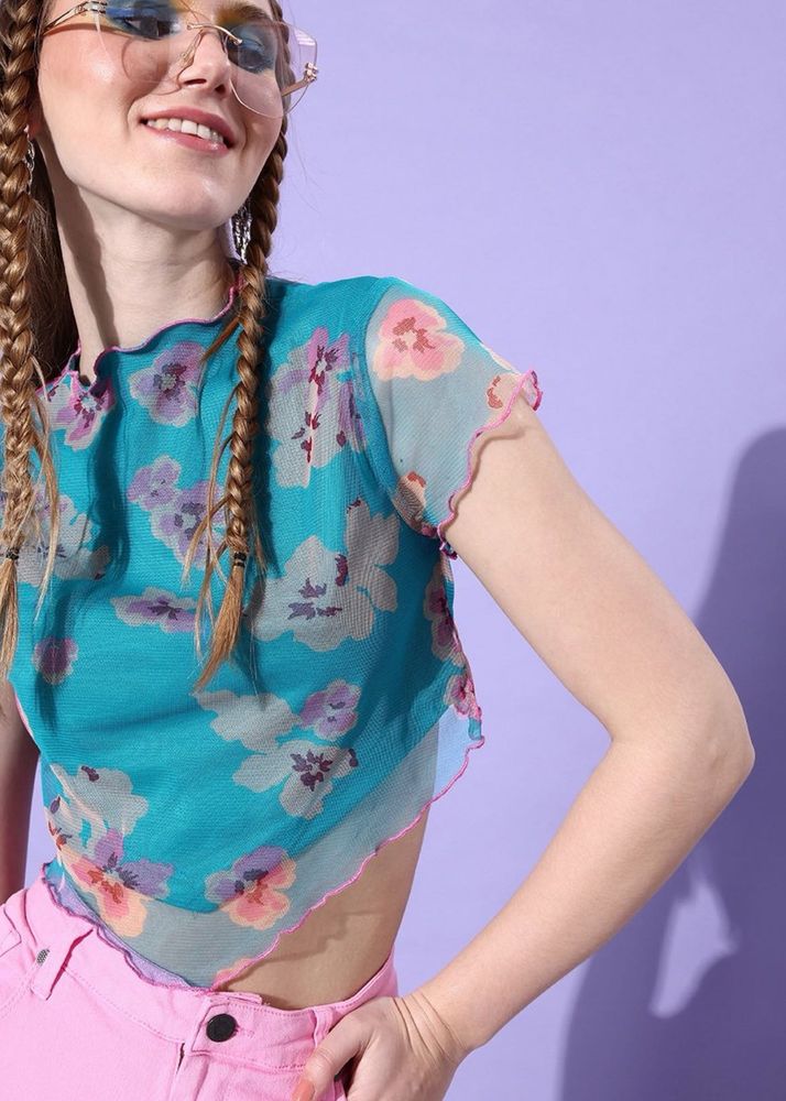 Dressberry Floral Crop Top