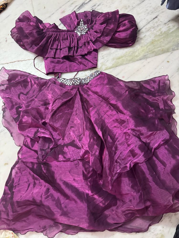 Elegant Lehenga Choli Set 8-10 y