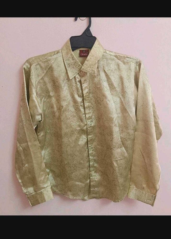 Golden Long Sleeve Shirt