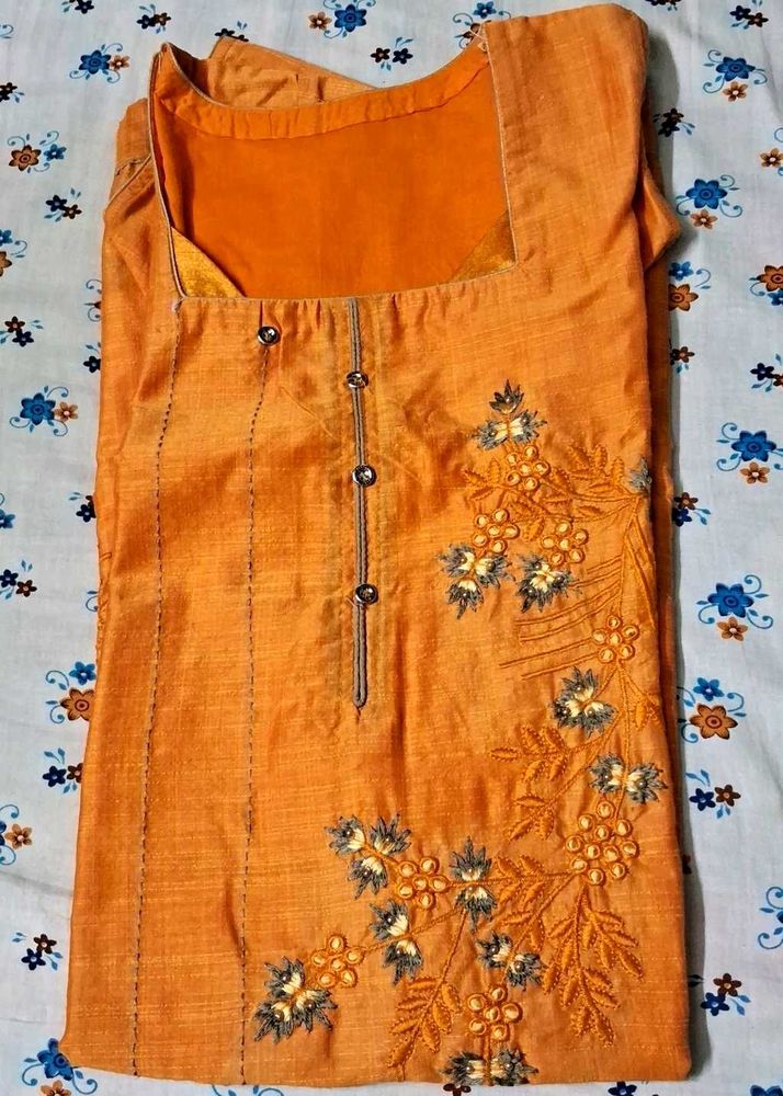 Elegant Orange Kurta