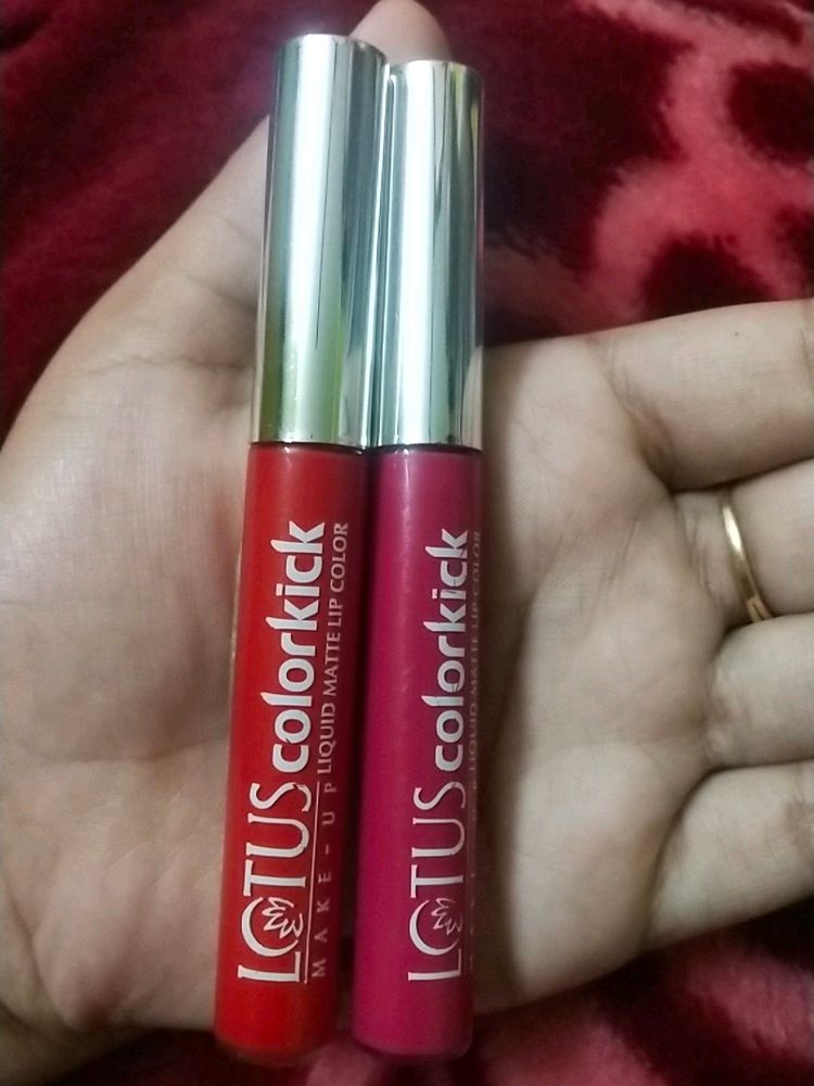 2 Lotus Colorkick Liquid Matte Lipstick💄💋