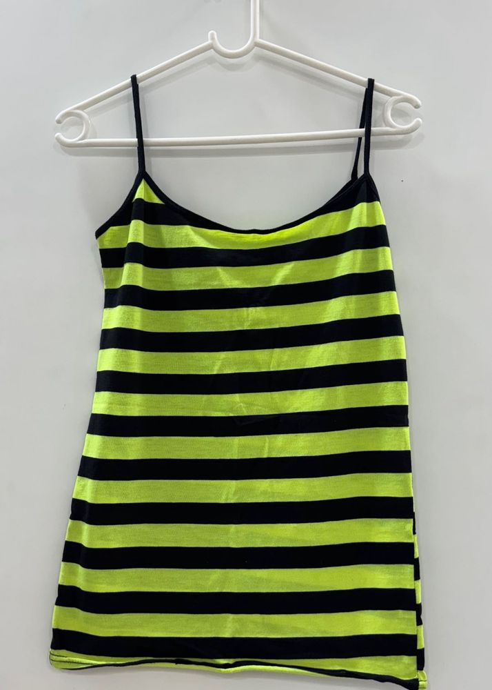 Neon Striped Cami Top