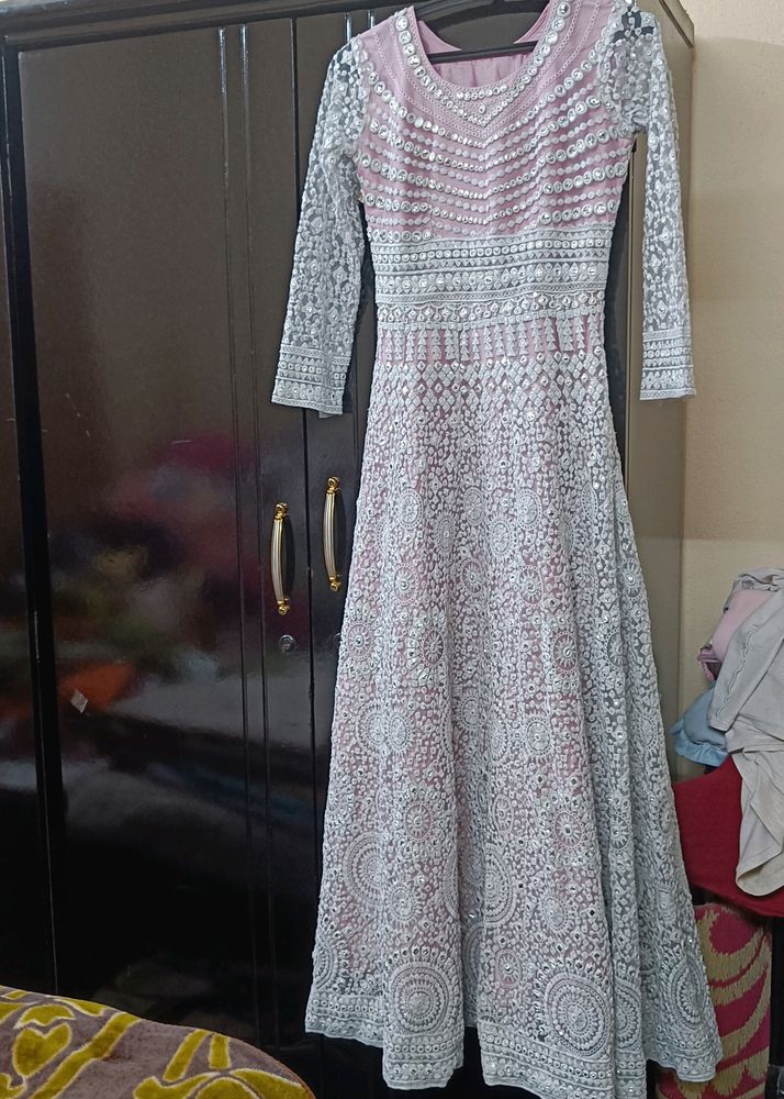 Very Beautiful Onion Colour Gown