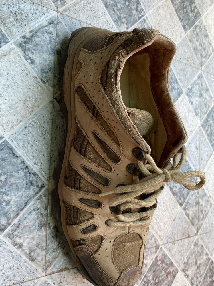 Brown Leather Hiking Shoe