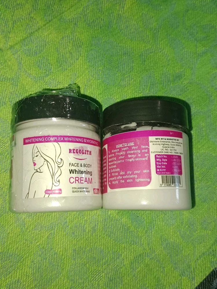 Regolite Whitening Face &amp; Body Cream Combo Pack