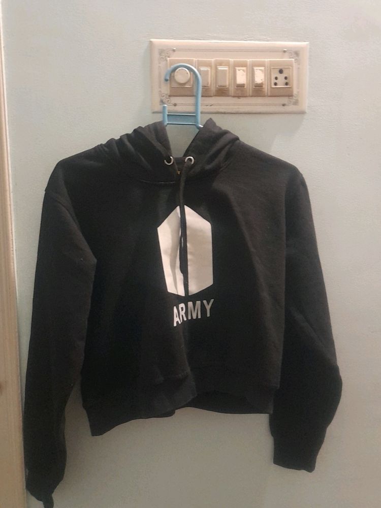 Black Hoodie Army BTS For Girls ...