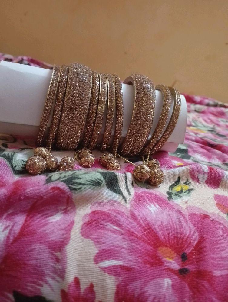 New Golden Latkan Bangles