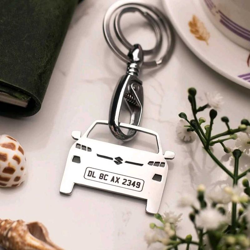 Customised/Peronalised Number Plate Car Key Chain