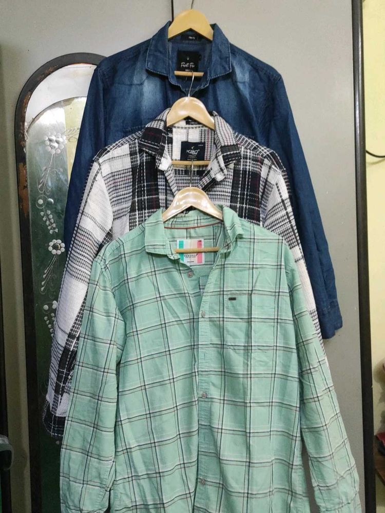 Men&#39;s Casual Shirt Pack Of -3
