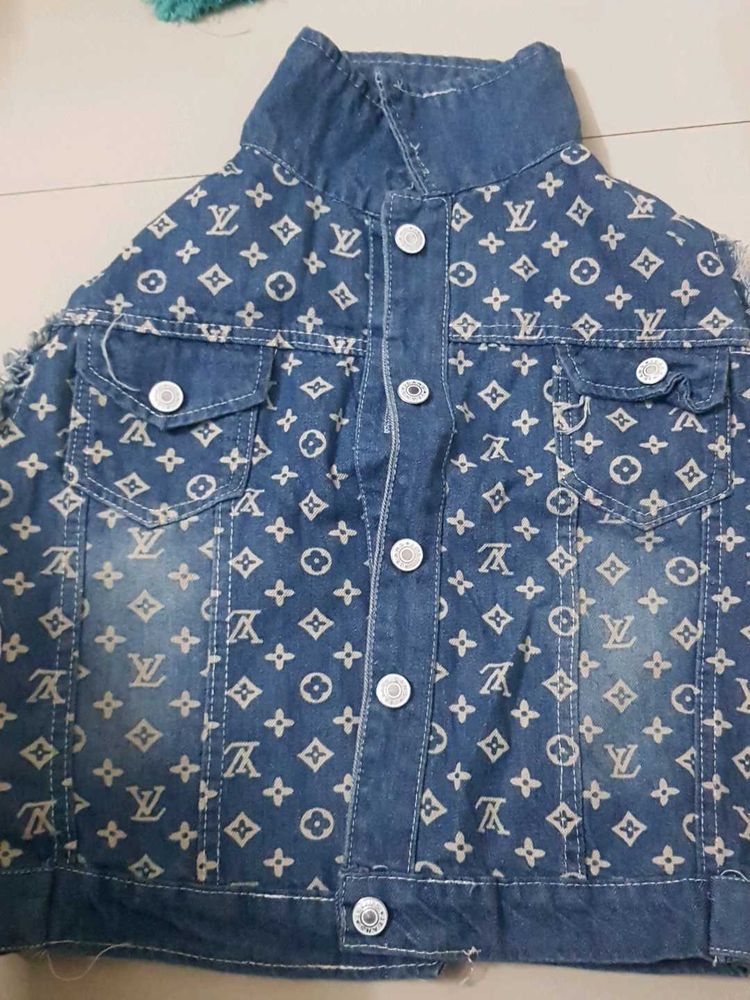 Sleeveless Denim Jacket