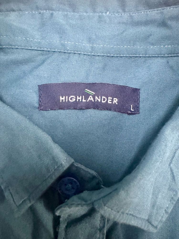 Highlander Men’s Shirt | Size L | Sea Blue |