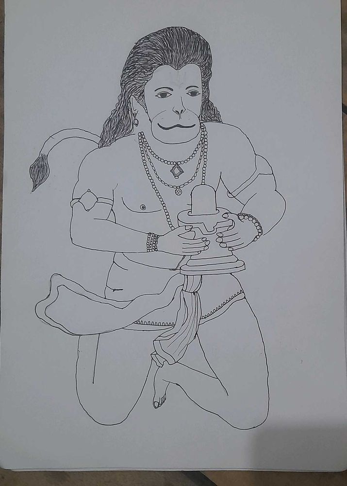 Hanuman Drawing