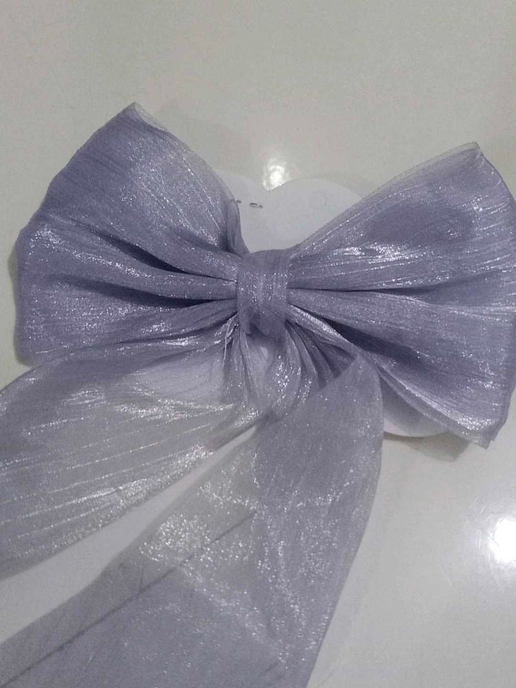 Silver Shimmer Bow (Levender)