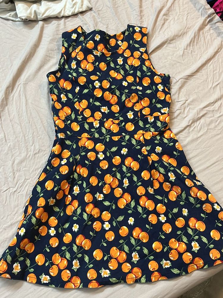 Printed Skater Dress