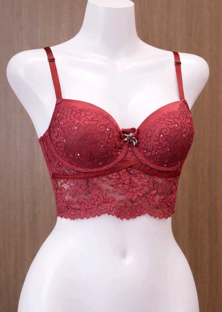 Red Lace Bra