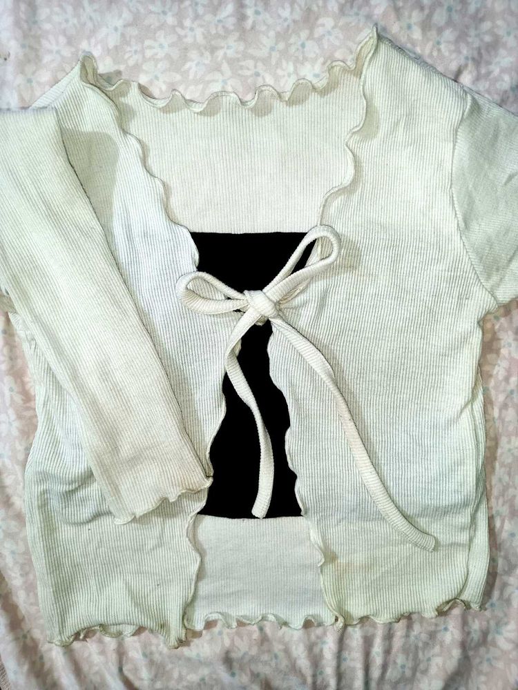 White Cardigan