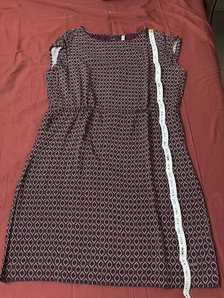 Patterned Casual Dress