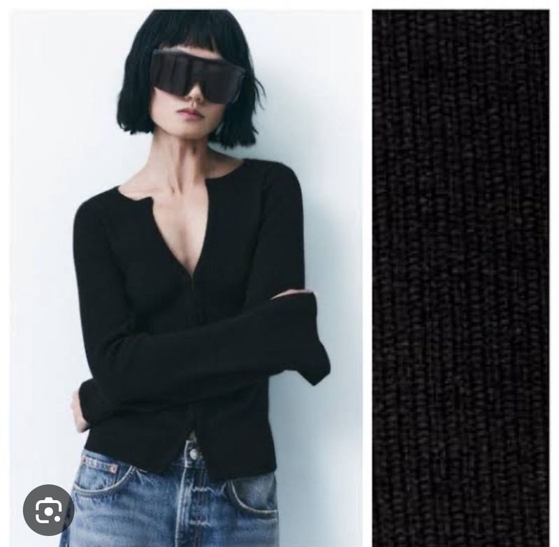 Zara Fitted Knit Top