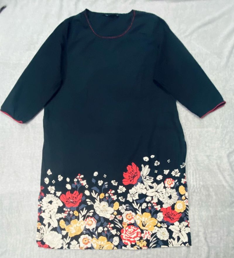 MELANGE BY LIFESTYLE - Floral Print Kurta