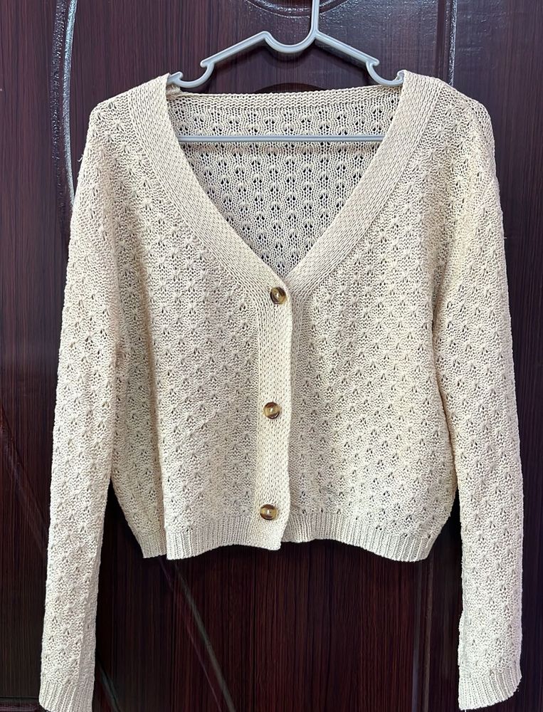 Crochet Knit Cardigan