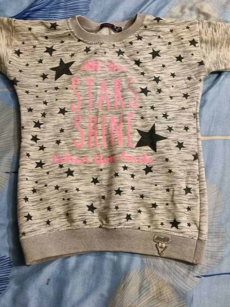 Star Print Sweatshirt