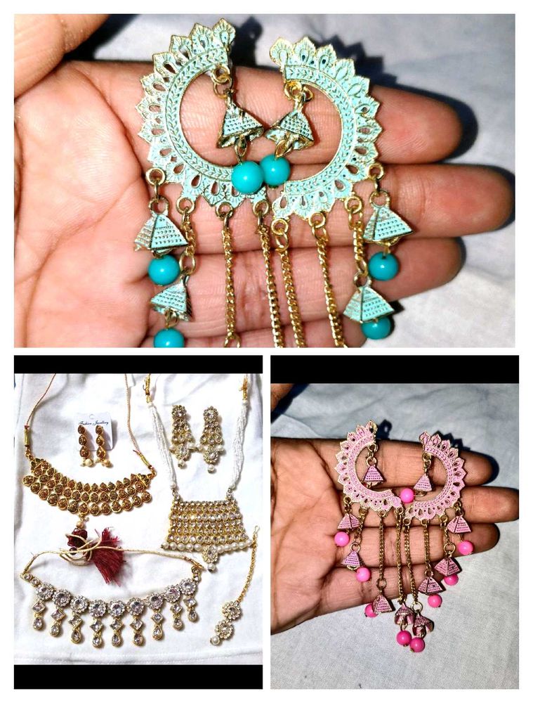 Beautiful Necklace And Earrings Set Combo