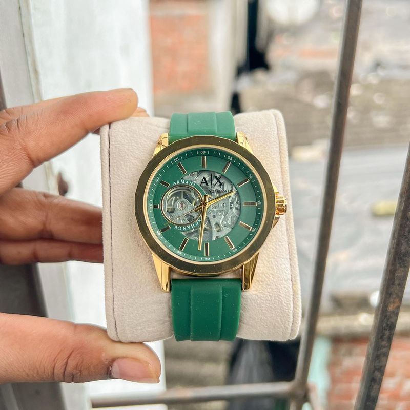 Green Armani Exchange Watch