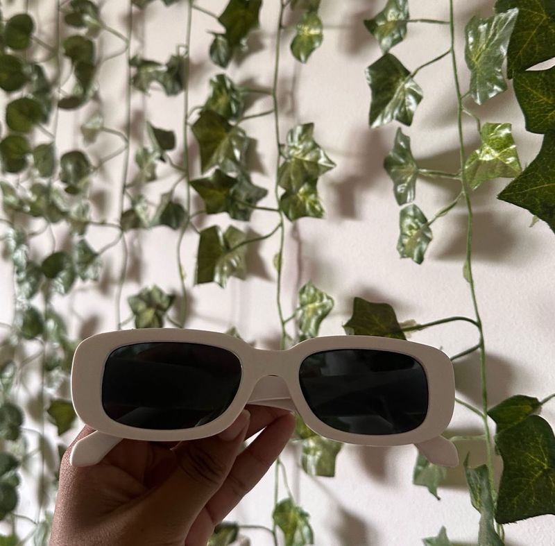 Trendy White Sunglasses