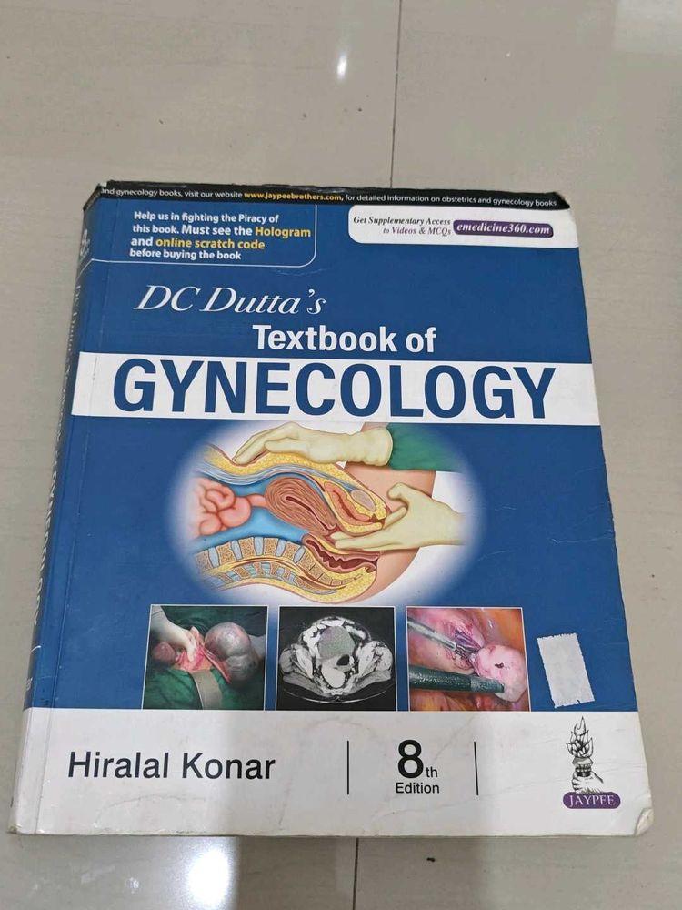 DC Dutta&#39;s Gynecology Textbook - 8th Edition