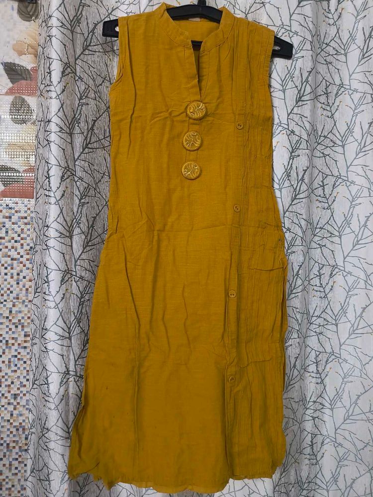 Mustard Yellow Kurta