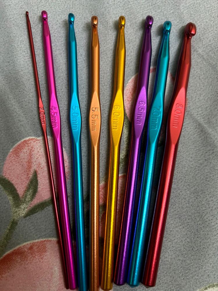 🔴Price Dropped 8 Pcs Crochet Hooks Knitting Hook
