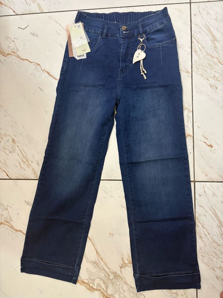 Wide Leg Denim Jeans women