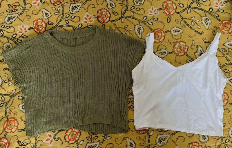 Combo Tank Top &amp; Ribbed To