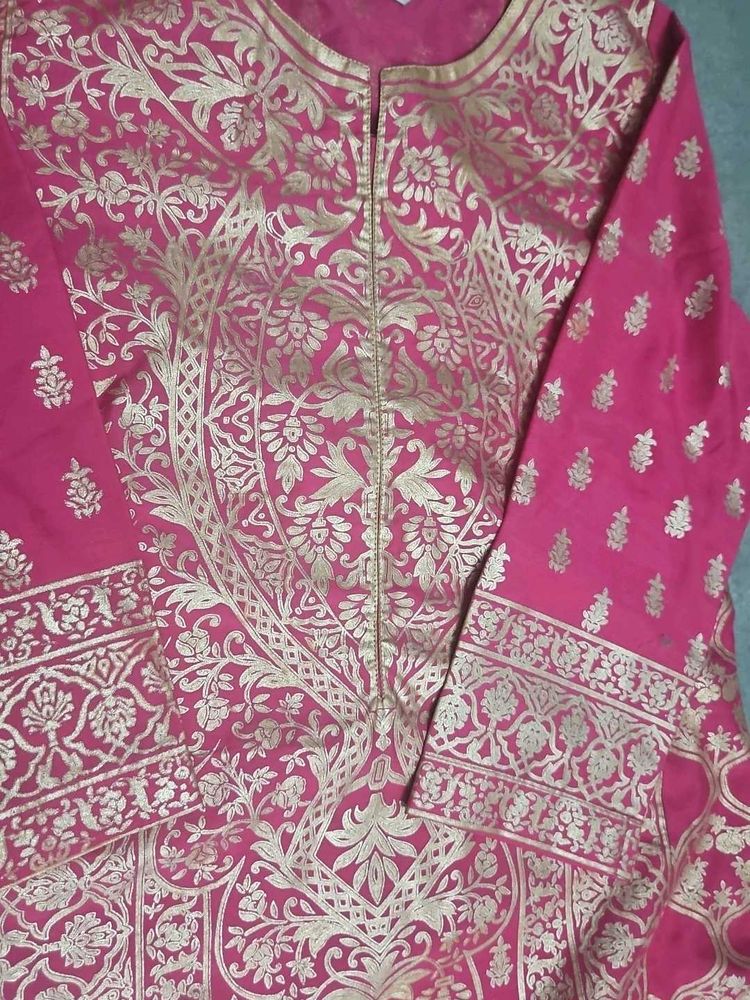 Pink &amp; Gold Kurta