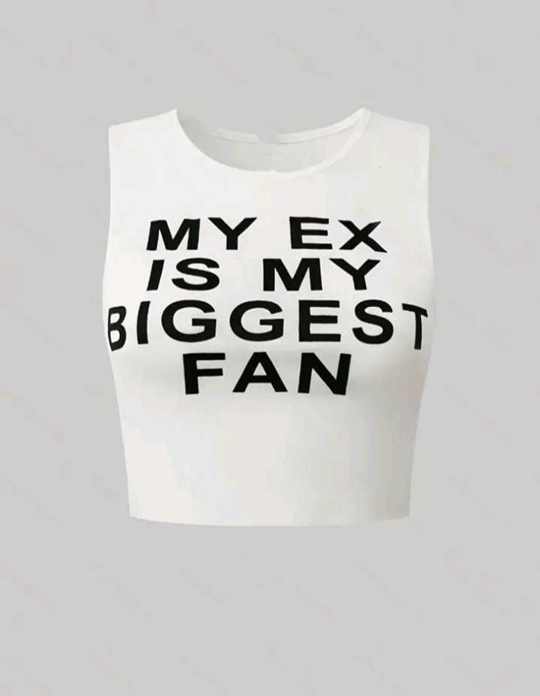 Trendy Graphic Crop Top