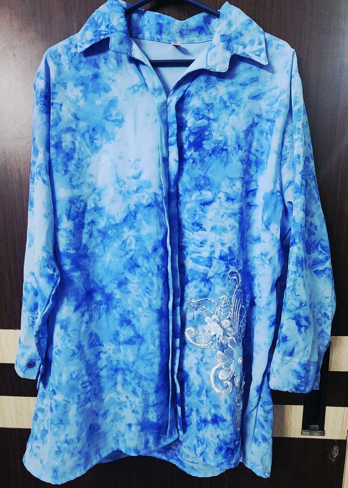 Blue Coord Set 44-48 Size