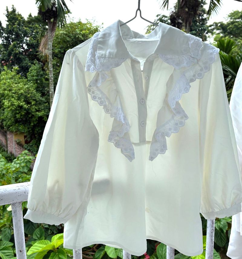 Elegant Ruffled Blouse