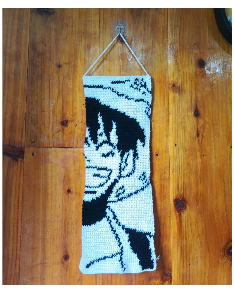 Luffy Crochet Tapestry (Wall Hanging)