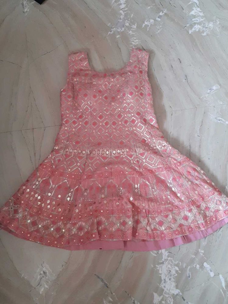 Cute Pink Girls Dress