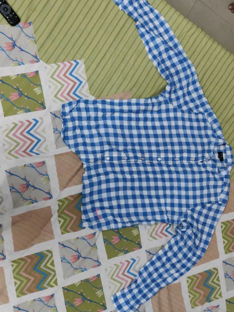 Blue Checked Shirt