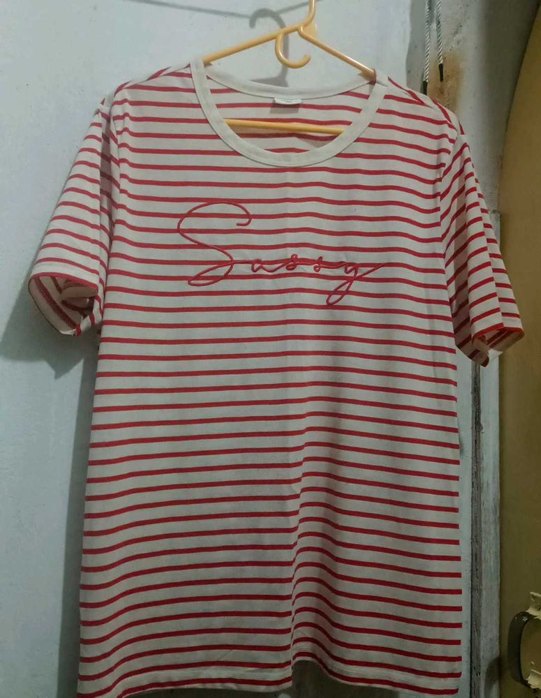 Striped Sassy Tee