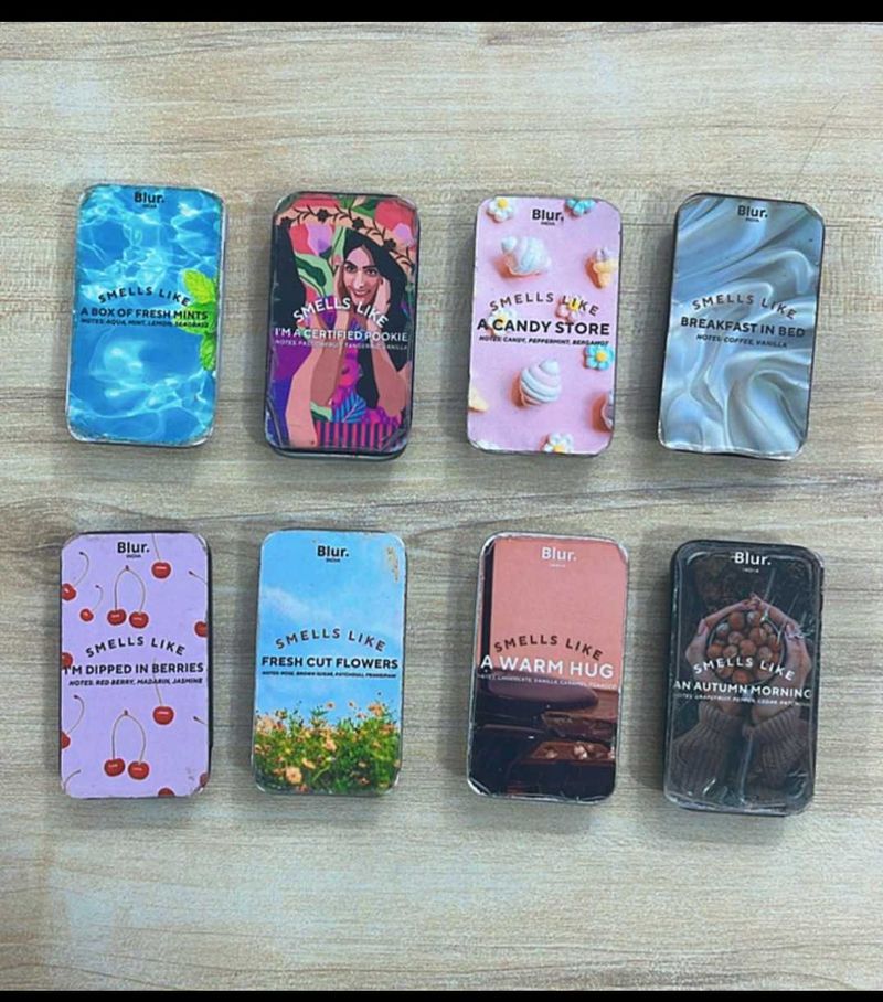 Blur Perfume Tins - Set of 3