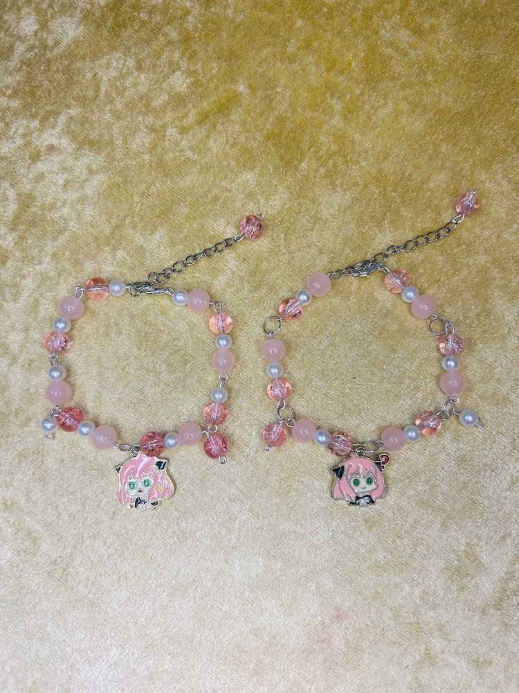 Anya Forger Matching Bracelets For Besties🌸🎀