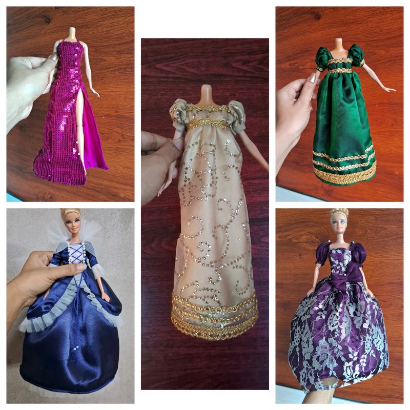 Barbie Doll Gowns 😍